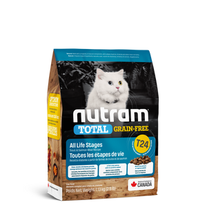 Nutram Total T24 Trout & Salmon Grain-Free All Life Stages Dry Cat Food