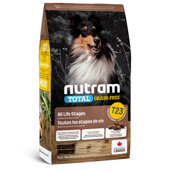 Nutram Total T23 Chicken & Turkey Grain-Free All Life Stages Dry Dog Food