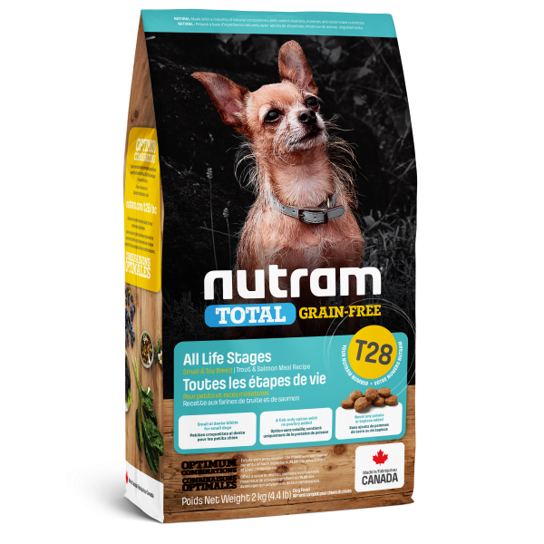 Nutram Total T28 Trout & Salmon Grain-Free All Life Stages Dry Dog Food