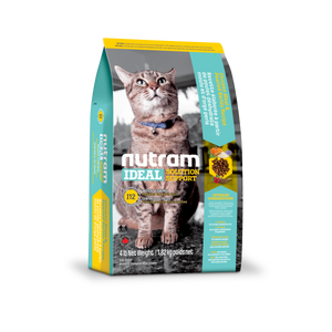 Nutram Ideal I12 Solution Support Chicken & Pearled Barley Dry Cat Food