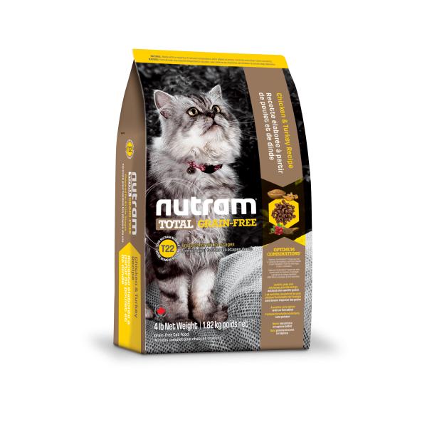 Nutram Total S22 Chicken & Turkey Grain-Free All Life Stages Dry Cat Food