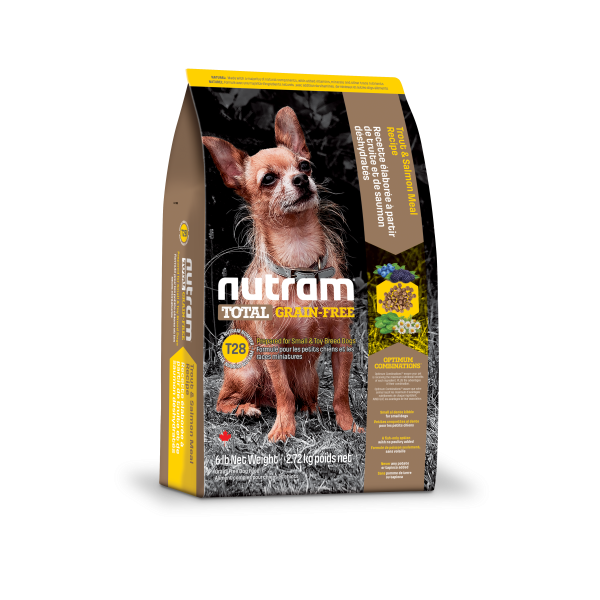 Nutram Total T26 Trout & Salmon Grain-Free Small & Toy Breed Dry Dog Food