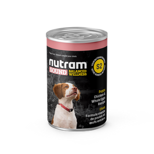 Nutram Sound S2 Well Balanced Chicken & Whole Eggs Puppy Wet Dog Food