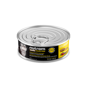 Nutram Total T22 Chicken & Turkey Grain-Free All Life Stages Wet Cat Food