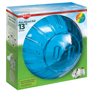 Kaytee Run-About Small Animal Exercise Ball, Rainbow