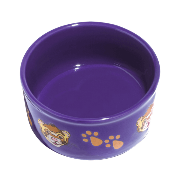 Kaytee Ferret & Paw-Print PetWare Small Animal Bowl, Colors Varies