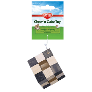Kaytee Chew-N-Cube Natural Small Animal Toy