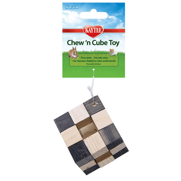 Kaytee Chew-N-Cube Natural Small Animal Toy