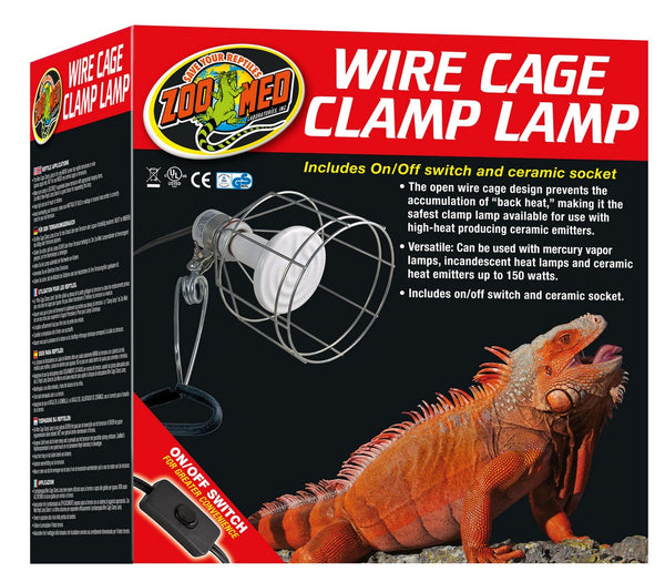 Zoo Med Wire Cage Clamp Lamp Fixture