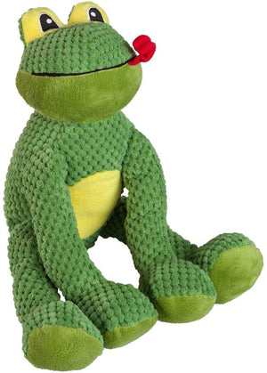 fabdog Floppy Plush Dog Toy, Frog