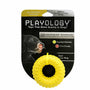 Playology Dual Layer Ring Scented Dog Chew Toy, Chicken