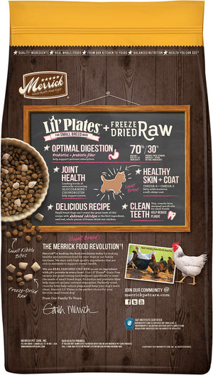 Merrick Lil' Plates Grain-Free Chicken & Sweet Potato Recipe with Freeze-Dried Raw Bites Dry Dog Food