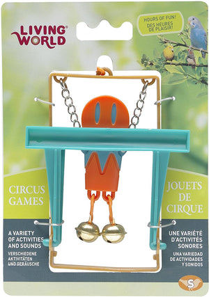 Living World Circus Games Monkey Bird Toy, Blue
