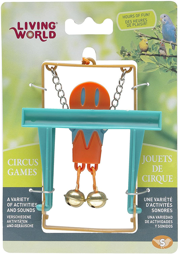 Living World Circus Games Monkey Bird Toy, Blue