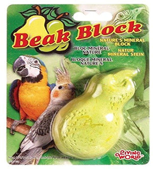 Living World Pear Mineral Block for Cockatiels