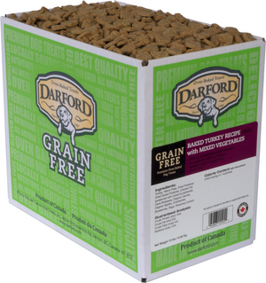 Darford Baked Turkey Recipe with Mixed Vegetables Grain-Free Mini Dog Treats