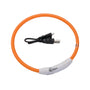 Coastal Pet Products USB Light-Up Neck Ring for Dogs, Orange