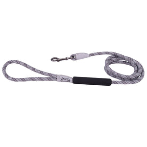 K9 Explorer Brights Reflective Braided Rope Snap Dog Leash, Mountain, 1/2-in x 6-ft