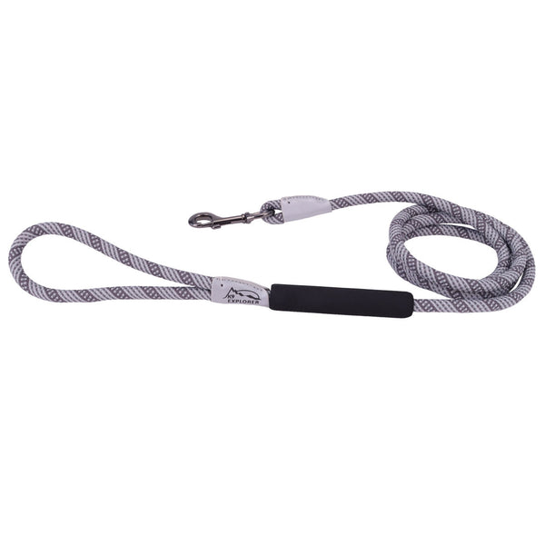 K9 Explorer Laisse avec mousqueton en corde tressée réfléchissante Brights, Montagne, 1/2 po x 6 pi