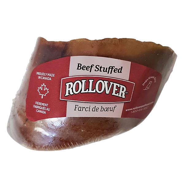 Rollover Premium Beef Stuffed Beef Hooves Dog Treats