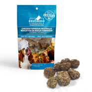 foufouBRANDS Boucherie Chicken Parmesan Meatballs with Parsley Dog Treats, 4-oz
