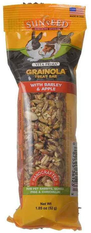 Sunseed Vita Prima Granola à l'orge et à la pomme Friandises pour petits animaux, 1,85 oz