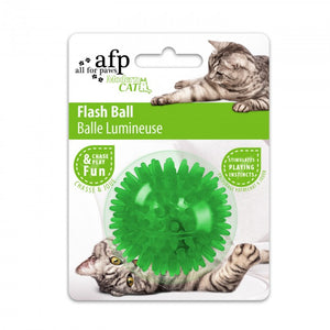 All for Paws Modern Cat Flash Ball Cat Toy, Assorted Colors