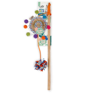 All for Paws Jouet pour chat Whisker Fiesta Sombrero baguette