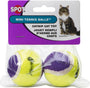 Ethical Pet Spot Mini balle de tennis Jouet pour chat à l'herbe à chat, lot de 2