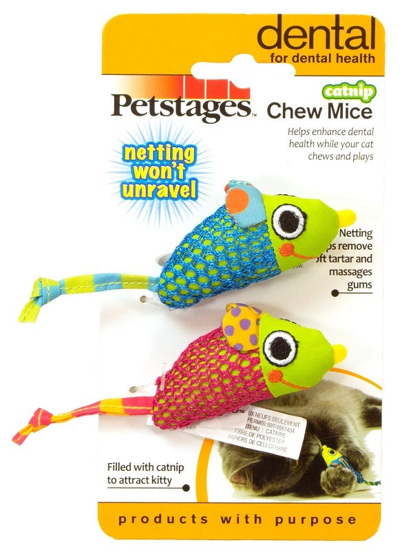 Petstages Chew Mice Catnip Cat Toy