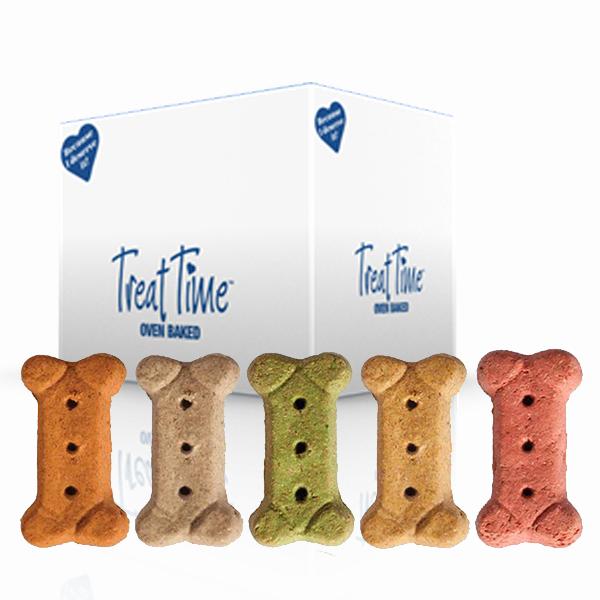 Treat Time Variety Biscuits Dog Treats, Medium, 20-lb