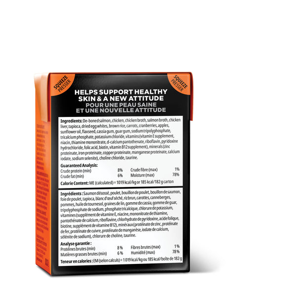 Go! Solutions Skin + Coat Care Salmon Pate with Grains Wet Cat Food