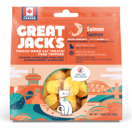 Great Jack's Friandises pour chats lyophilisées au saumon sans céréales
