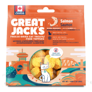 Great Jack's Friandises pour chats lyophilisées au saumon sans céréales