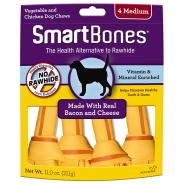 SmartBones Classic Bacon & Cheese Dog Treats