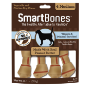 SmartBones Classic Peanut Butter Dog Treats