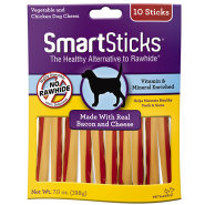 SmartBones SmartSticks Bacon & Cheese Dog Treats