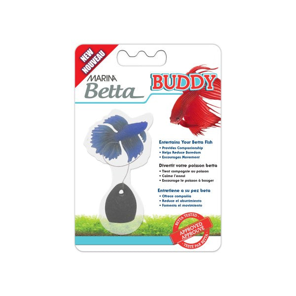 Marina Betta Buddy Aquarium Ornament, Blue