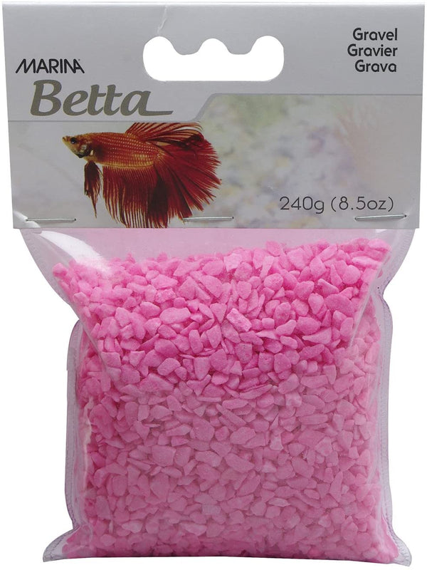 Marina Gravier de décoration pour aquarium Betta, Rose, 8.5-oz
