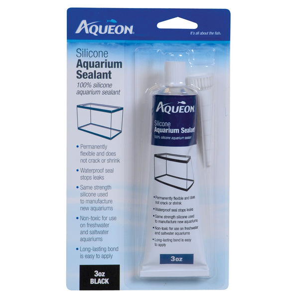 Aqueon Aquarium Silicone Sealant, Black