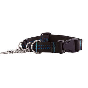 RC Pets Canine Equipment Technika Martingale Quick Release Dog Collar, Black