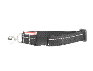 RC Pets Kitty Breakaway Cat Collar, Charcoal With Bell