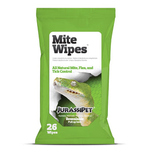 Seachem JurassiPet Mite Wipes Flea & Tick Control for Pets, 26-pk