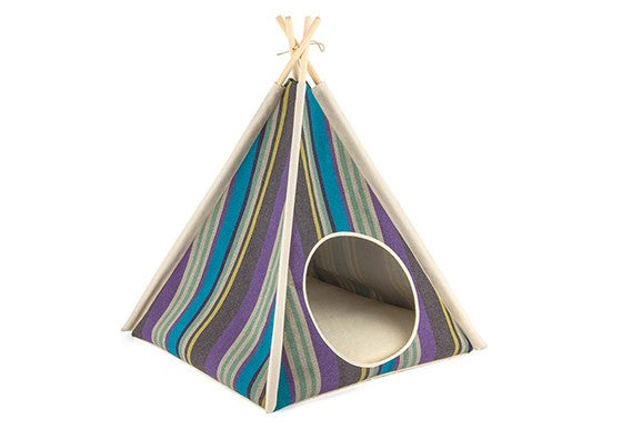 P.L.A.Y. Horizon Teepee Pet Bed, Lake