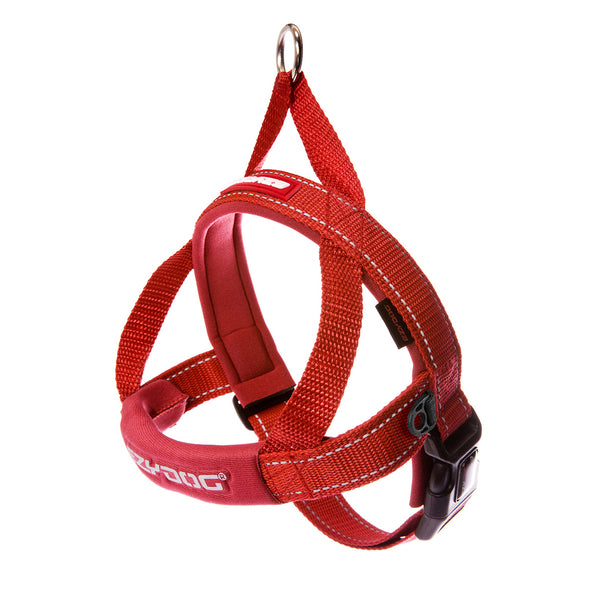 EzyDog Harnais pour chien à ajustement rapide, rouge