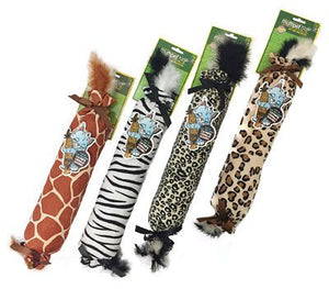 Multipet Katz Kuddlerz Jouet safari pour chat, couleur variable, 17 pouces.