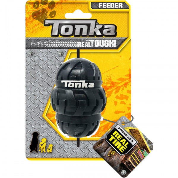 Tonka Tri-Stack Tread Feeder Dog Toy