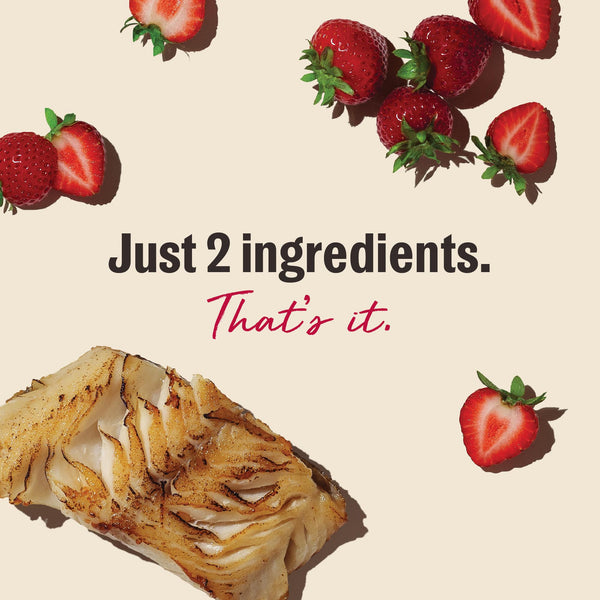 The Honest Kitchen Superfood Cod Crisps Cod & Strawberries Dog Treats, 3-oz