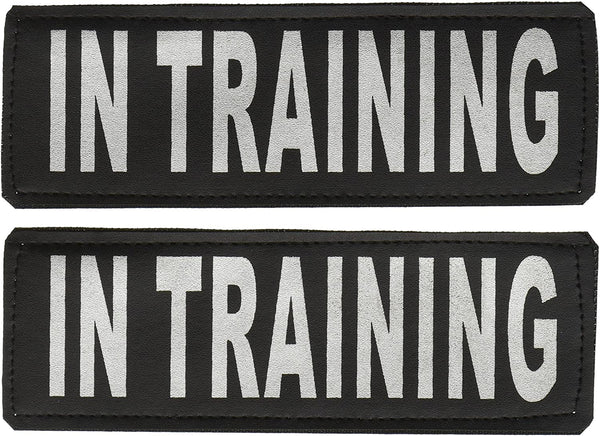 Dogline Removable Interchangeable Dog Patches, In Training, 2-pk