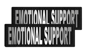 Dogline Removable Interchangeable Dog Patches, Emotional Support, 2-pk